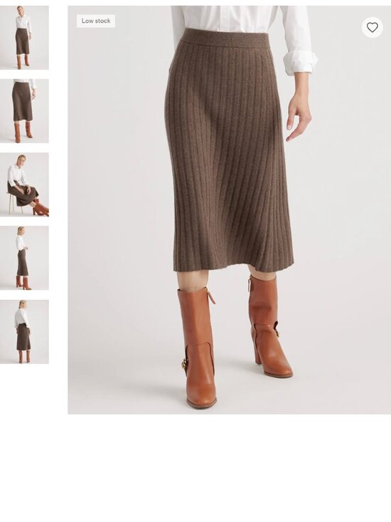 Quince Dresses & Skirts - quince cashmere skirt